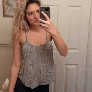 Grey Cut Out Tank